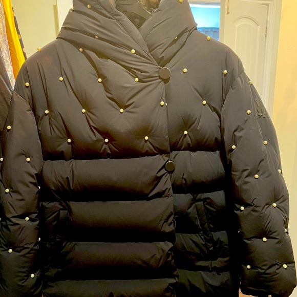 New Mackage Aura Pearl Black Women down jacket - Picture 4 of 12